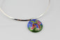 Puddles of Color, Cloisonné Enamel Pendant