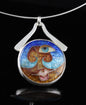 Shelia, Cloisonné Enamel Pendant