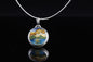 Sunset Cloisonné Enamel Pendant