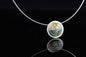 Sunset Cloisonné Enamel Pendant