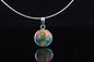 Sunset Cloisonné Enamel Pendant