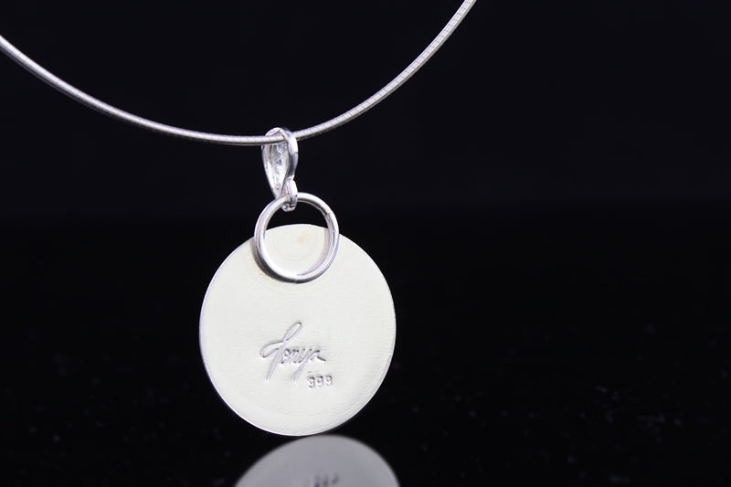 Sunset Cloisonné Enamel Pendant